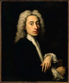 Portrait of Alexander Pope by Jonathan Richardson, c1736. Museum of Fine Art, Boston.