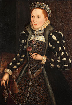 Queen Elizabeth I, c. 1562, attr. to Steven van der Meulen.