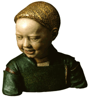 Bust of a Child, thought to be Henry VIII. By Guido Mazzoni, c. 1498.