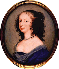 Portrait miniature of Margaret Cavendish, Duchess of Newcastle