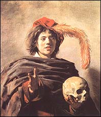 Frans Hals. Young man with a Skull.