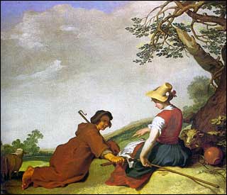 Abraham Bloemaert. Shepherd and Shepherdess, 1627.