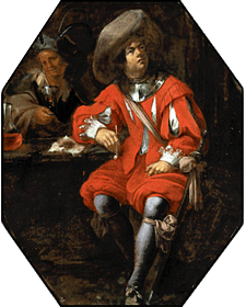 Cavalier in a Tavern. Circle of Jan Miel. 17th-century.