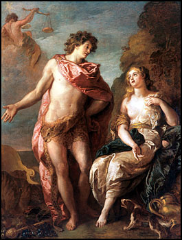 Charles de La Fosse. Autumn: Bacchus and Ariadne, c1699.