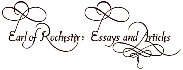 Essays and Articles for John Wilmot, Earl of Rochester