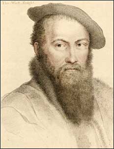 Sir Thomas Wyatt by Hans Holbein