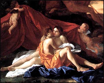 Poussin. Acis and Galatea, c1630. [detail]