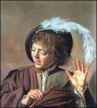 Frans Hals. Boy with a Flute. 1627.