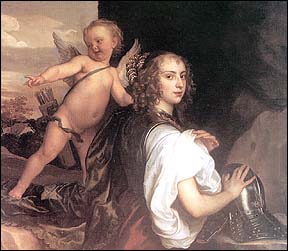 Van Dyck. Portrait of a Girl as Erminia Accompanied by Cupid. 1638.